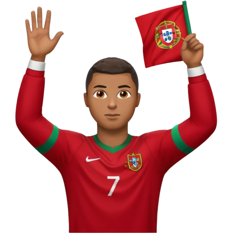 Ronaldo Portugal jersey  emoji