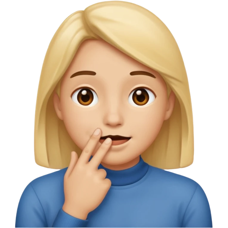 🫂+🤫 emoji