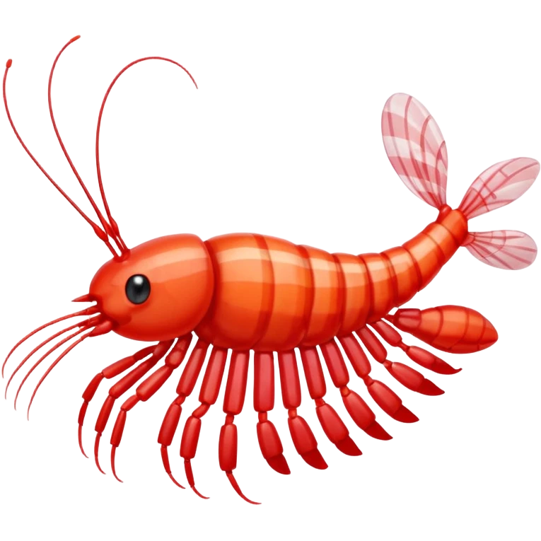 Candy shrimp emoji