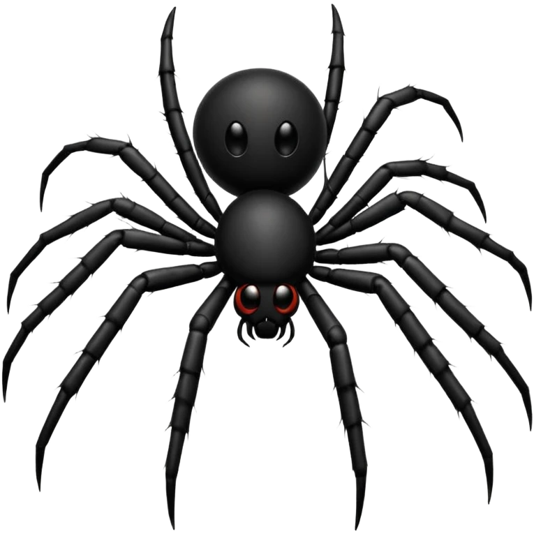 black back spider emoji