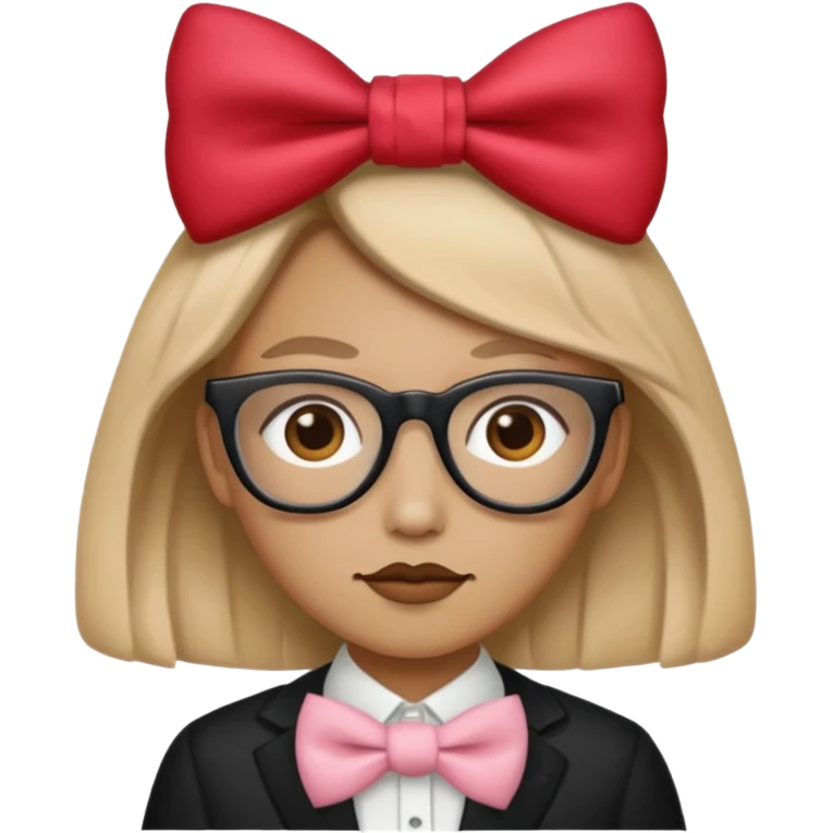 🥸+🎀 emoji