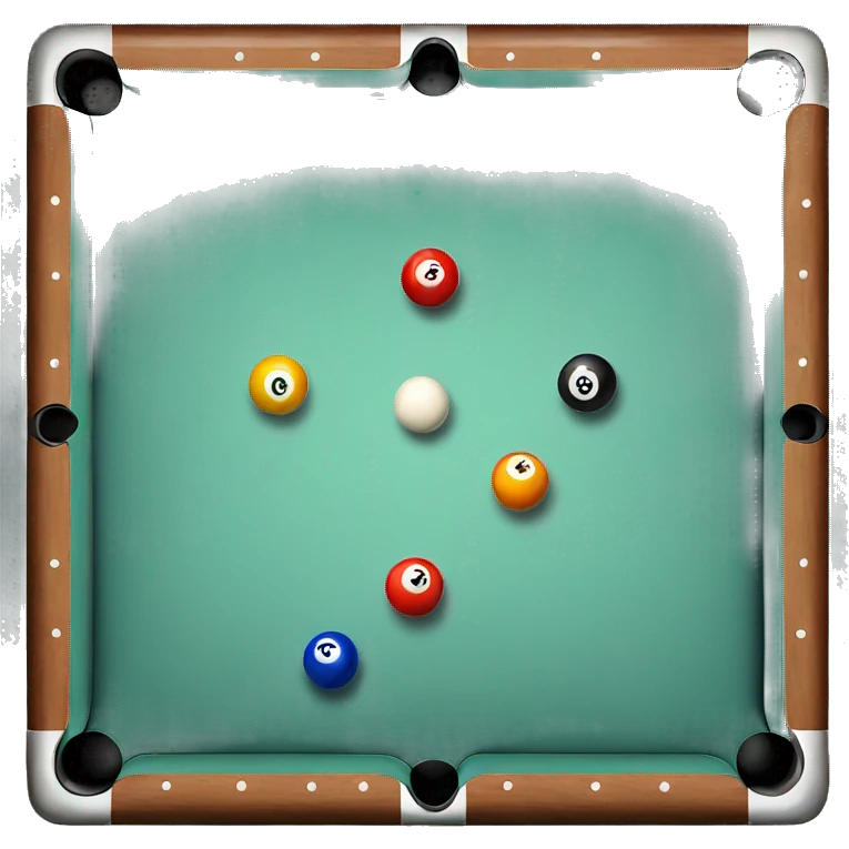 Pool table emoji