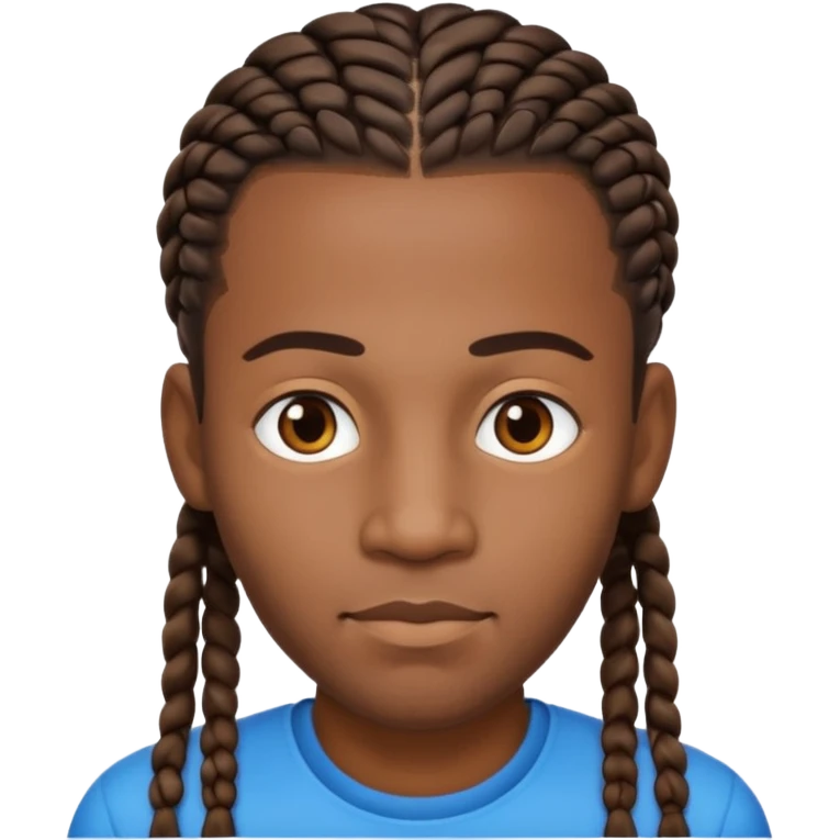 Black dude with cornrows emoji