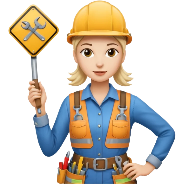 Street Sign Maker woman emoji
