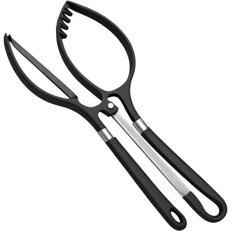 Silicon Kitchen tongs emoji