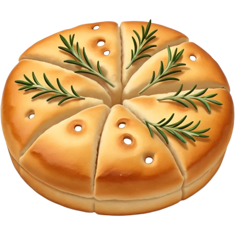 round focaccia emoji