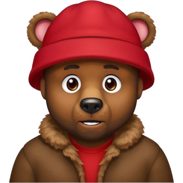 kanye west bear man emoji