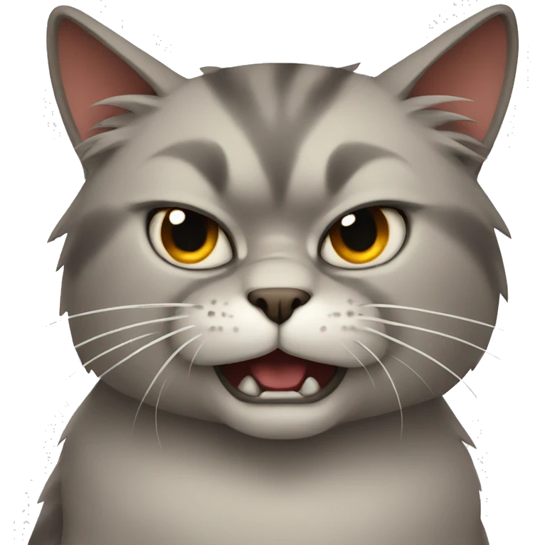 Angry cat emoji