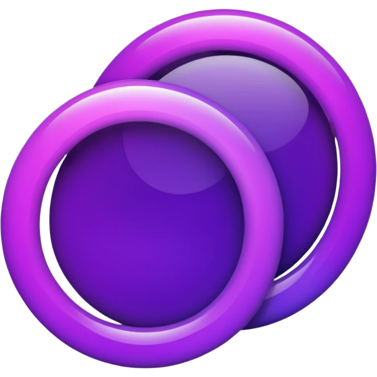 cicles purple emoji