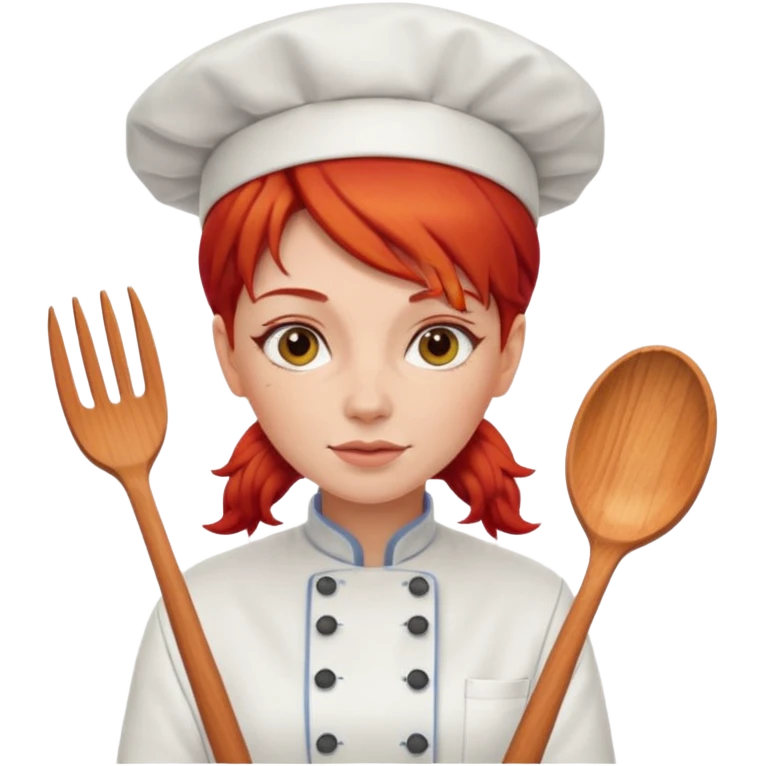 chef-mujer-cabellorojo-alta emoji