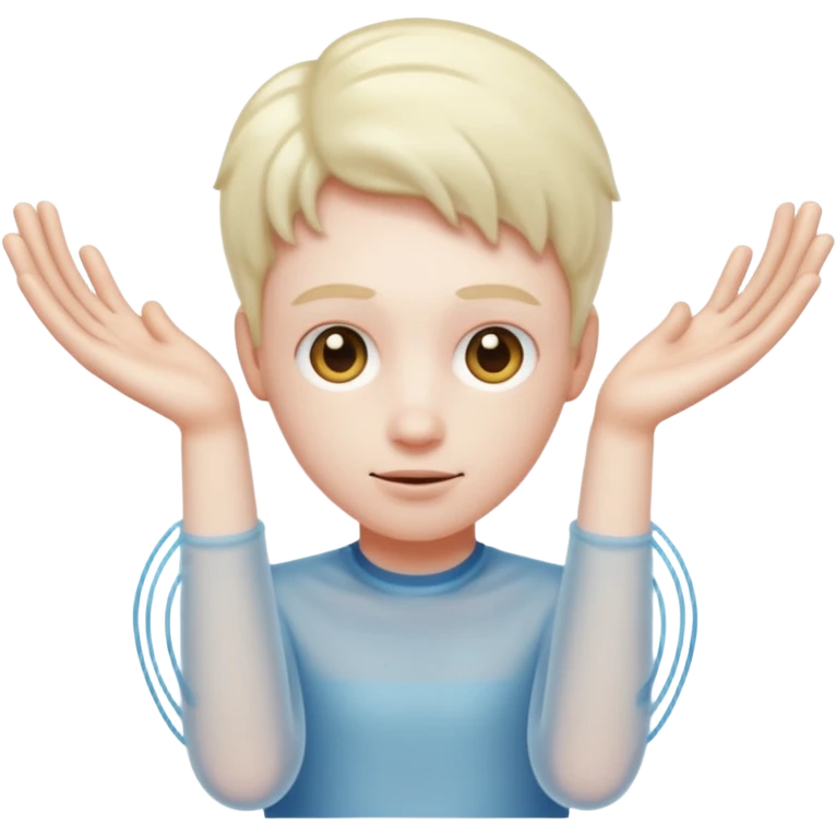 squiggly arms emoji