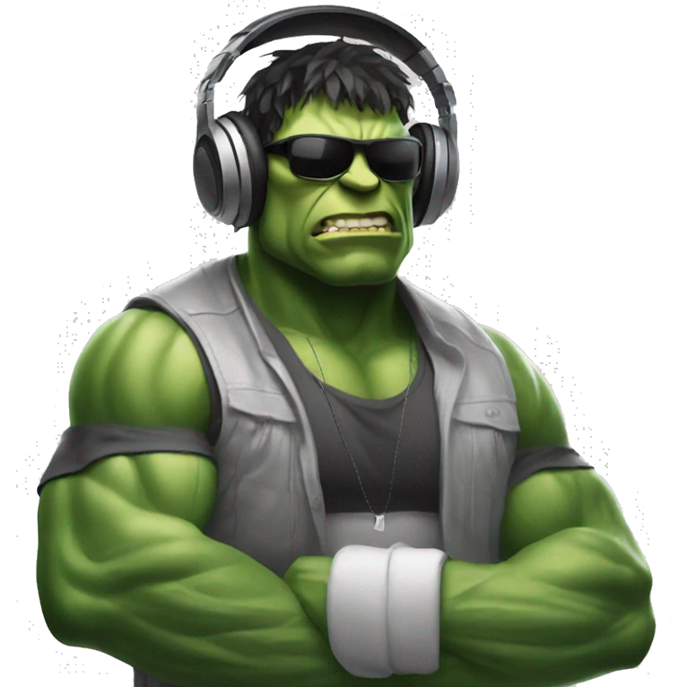 Dj hulk emoji