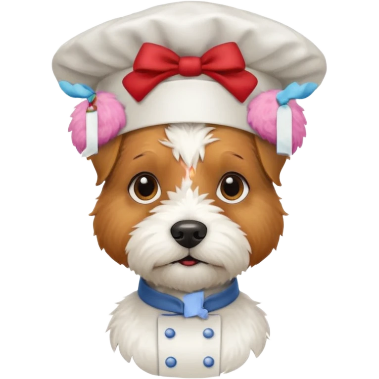 chef terrier dog emoji