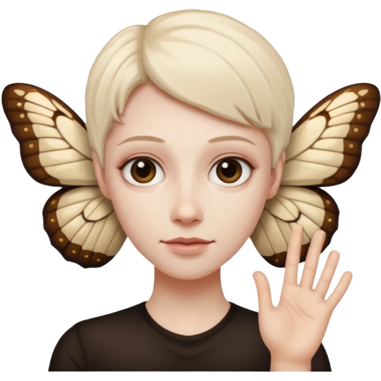 Moth arm emoji