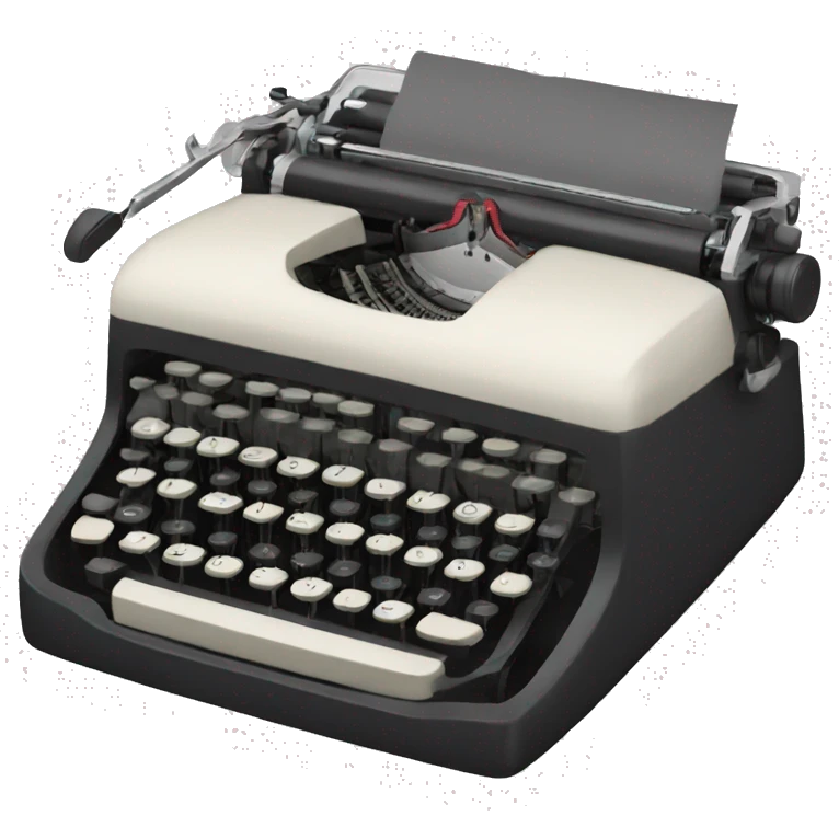 Typewriter emoji
