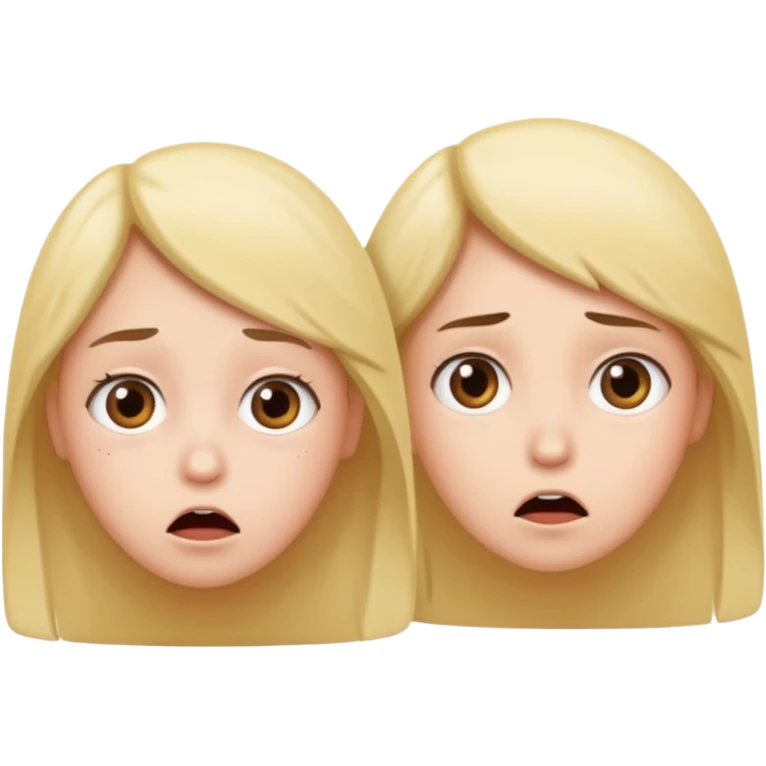 😳+🙁=? emoji