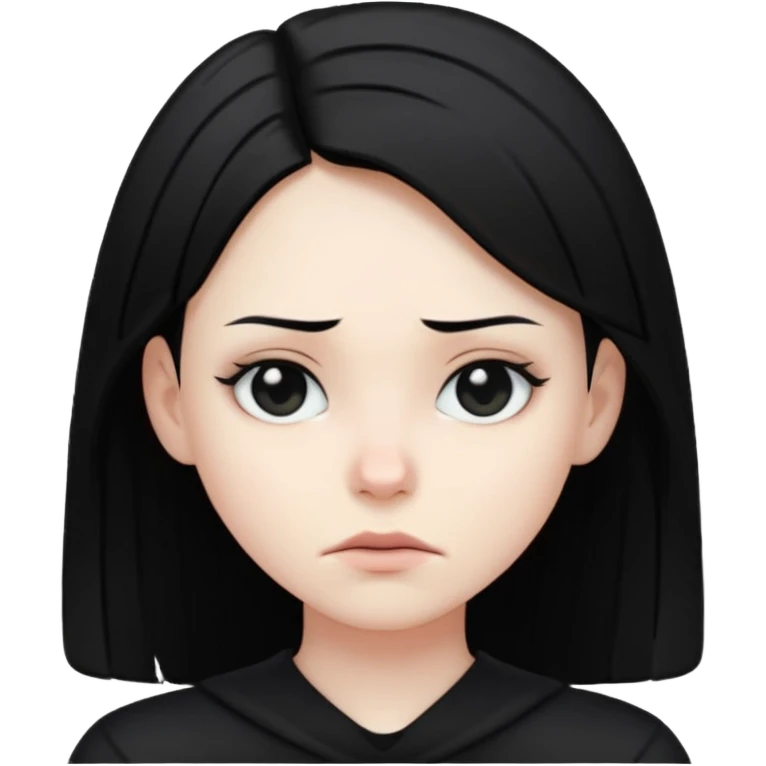 Emo qui four un noir emoji