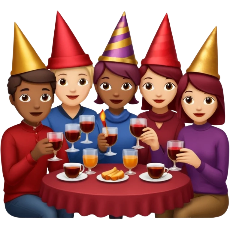 mulled wine party emoji