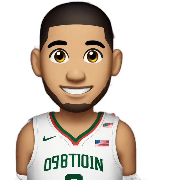 Jayson tatum china flag emoji