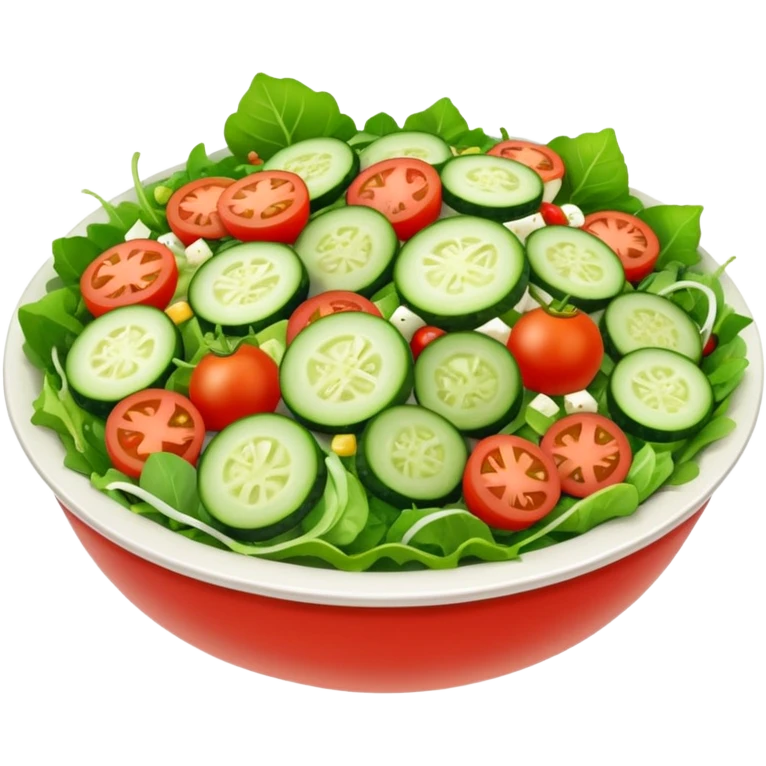 different salad different colors  emoji