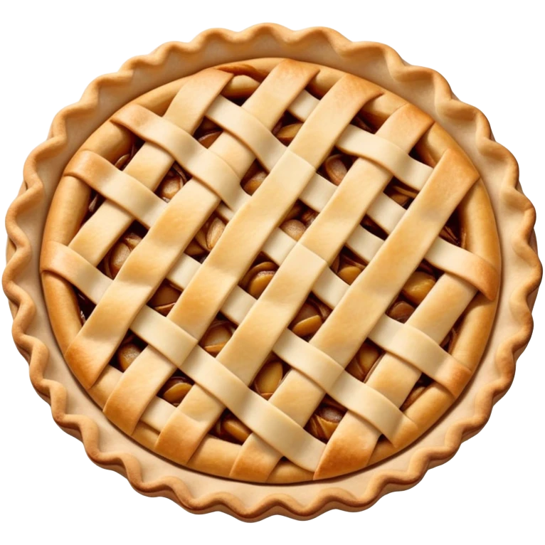 apple pie with lattice crust emoji