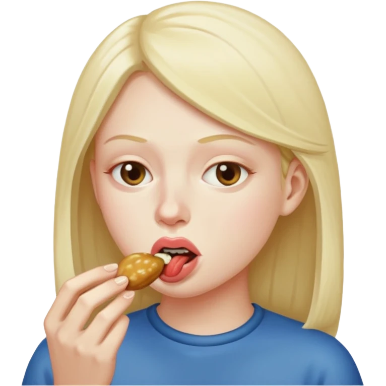Eating anus emoji