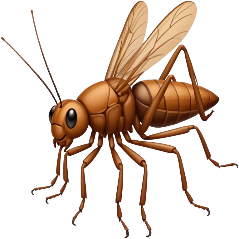 cricket 🦗, brown emoji