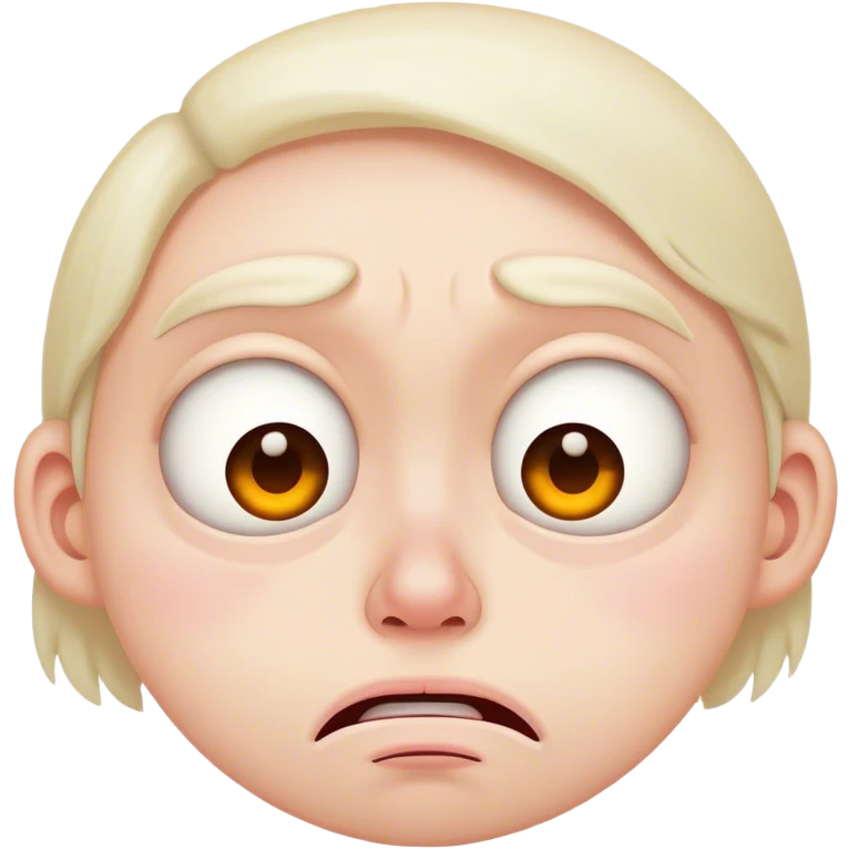 Disgusted face emoji