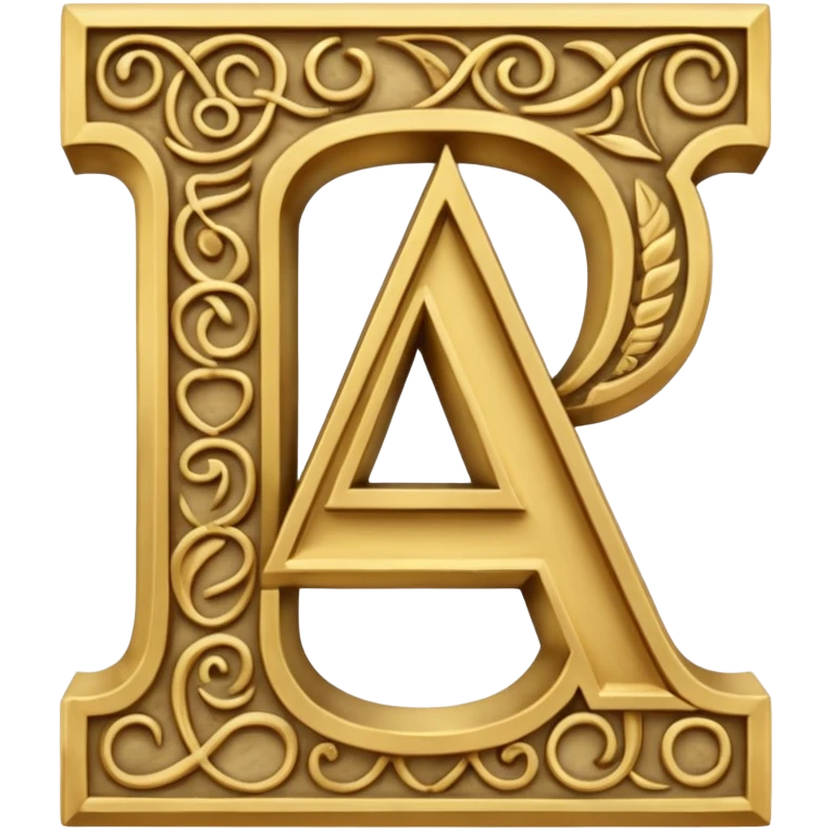 English letter and hieroglyph emoji