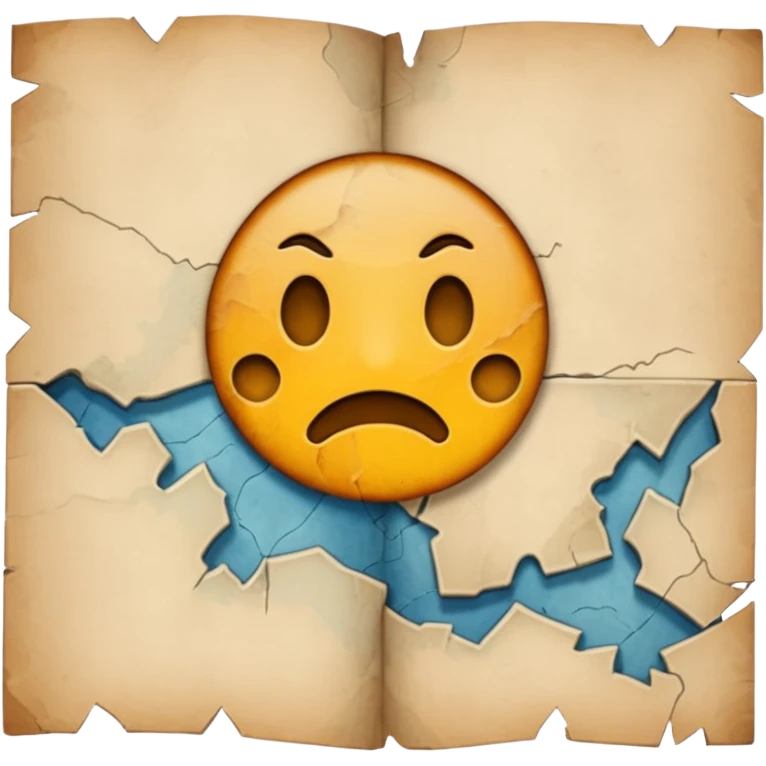 a bad map emoji