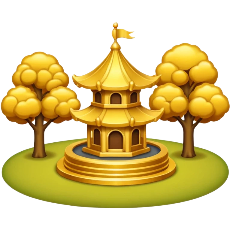 park golden icon emoji