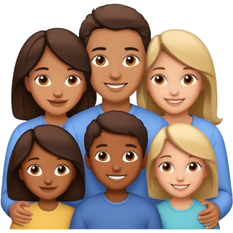 মা, ১ জন বড় ভাই এবং ৩ জন বোন emoji
