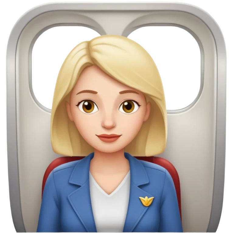 Mommy on an airplane  emoji