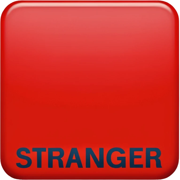 stranger things logo emoji