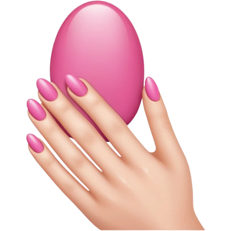 Pink nails emoji