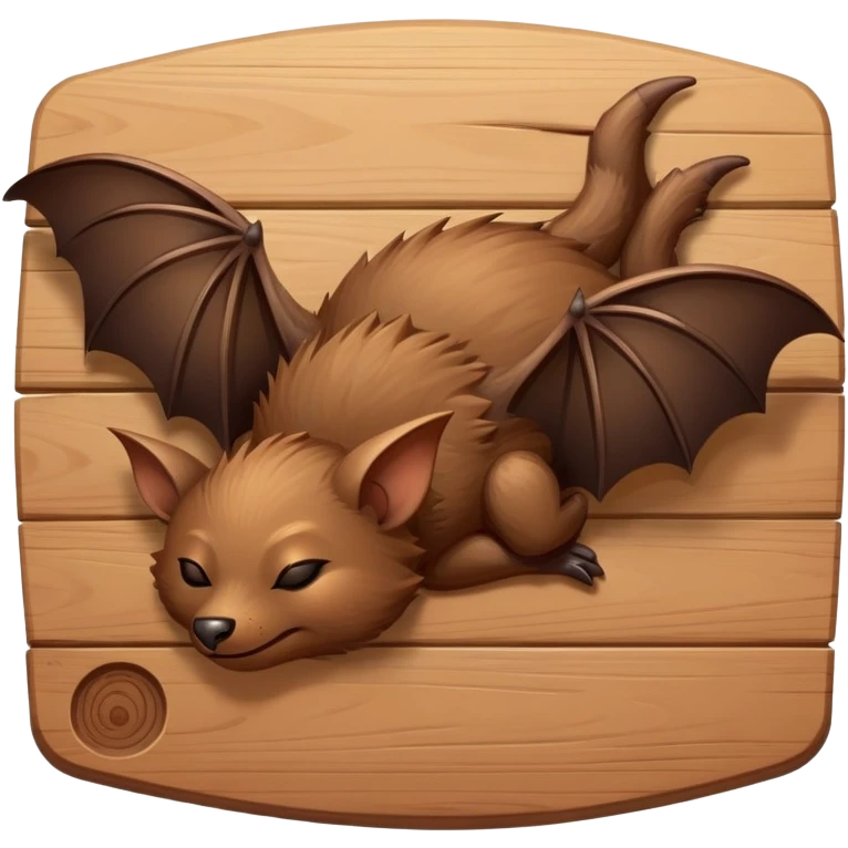 sleeping bacardi bat emoji