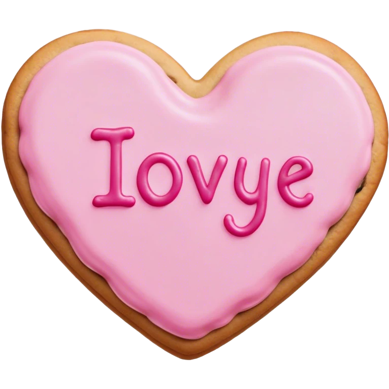 cookie heart with IGY6 written across emoji