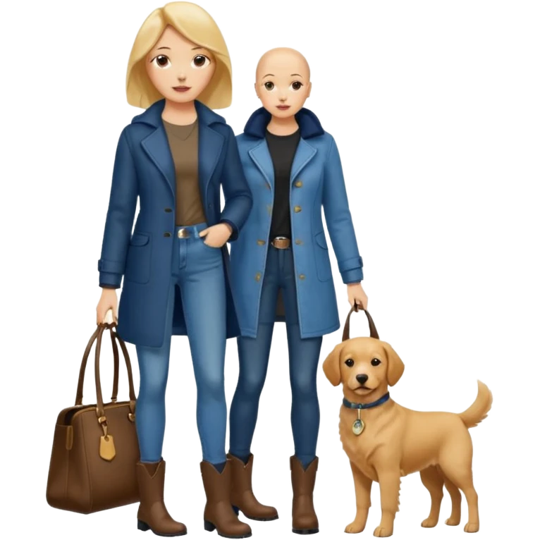 👒
👩‍🦲
🧥👜
👖  
🥾🥾   🦮 emoji