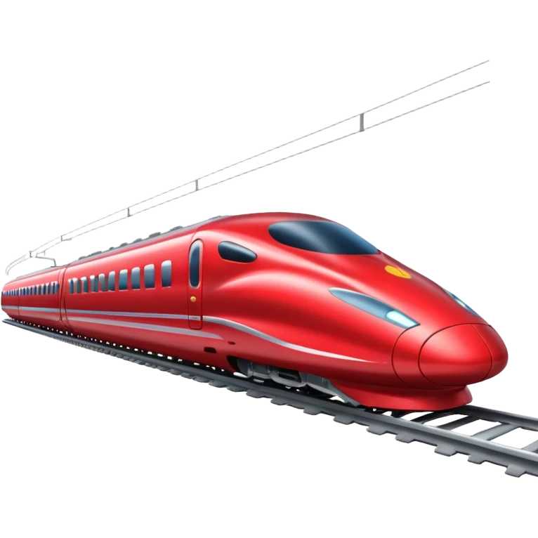 Red bullet Train emoji