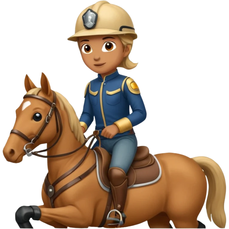 horse riding emoji