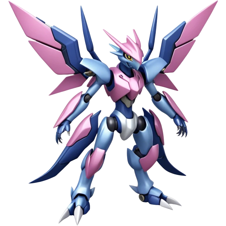  Cool Edgy Shiny Godly Ethereal Digimon-Genesect-Palkia-Dialga-Medabot-hybrid full body emoji