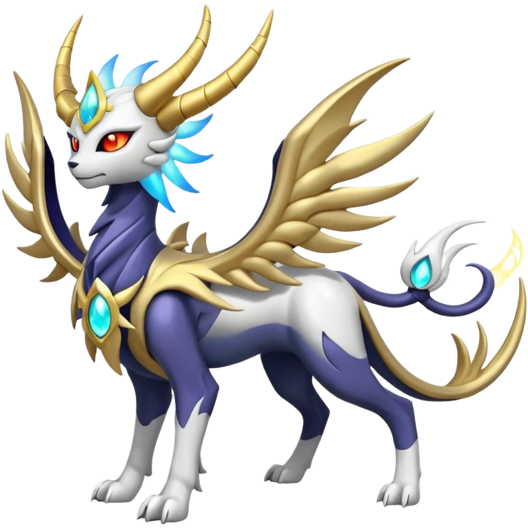 Solgaleo-Lunala-Fakémon-hybrid-creature (full body)  emoji