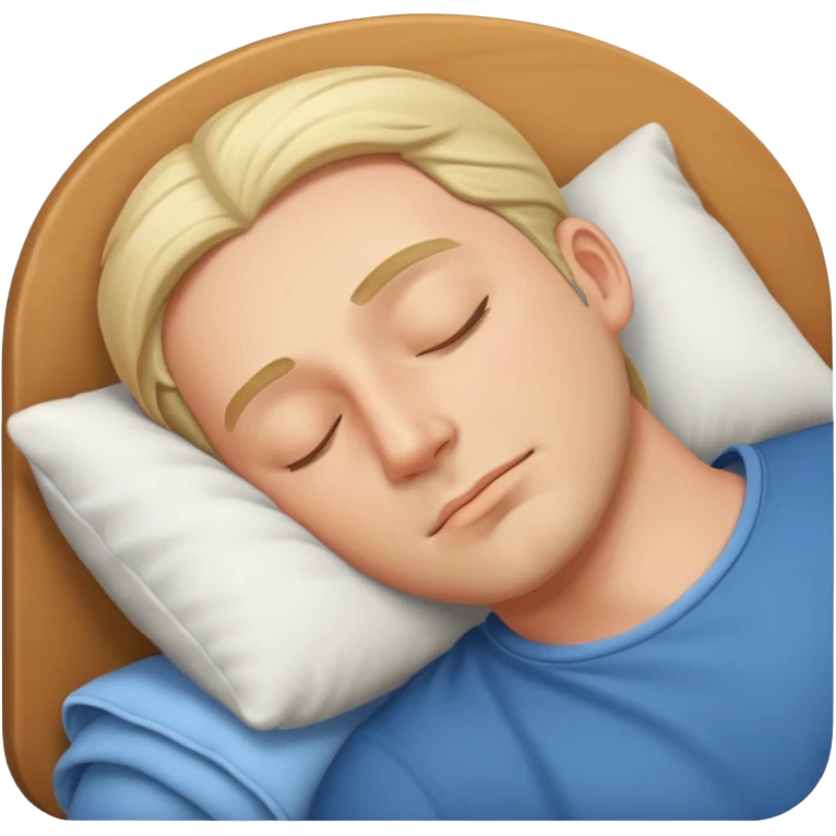 Man sleeping emoji