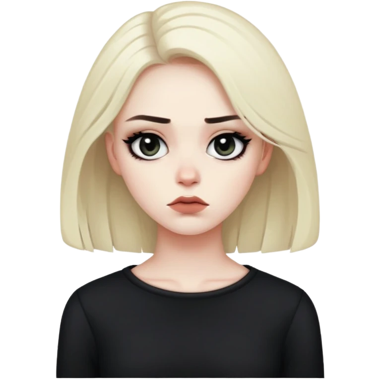 Sarcastic emo emoji