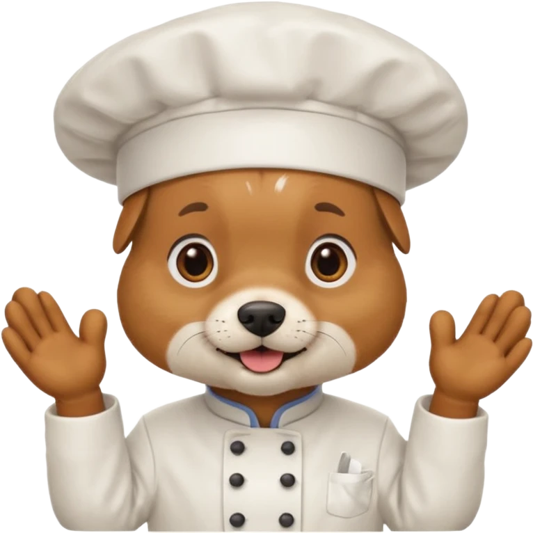 chef dog emoji
