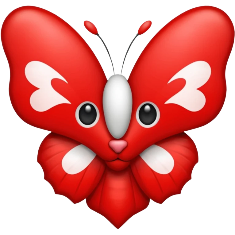 Cœur avec papillon emoji