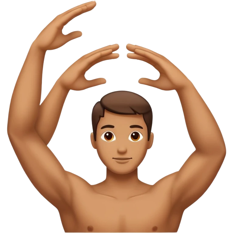 Arms in x shape emoji