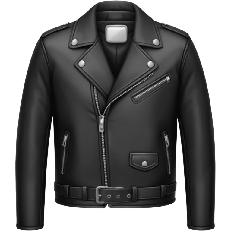 leather black  jacket emoji