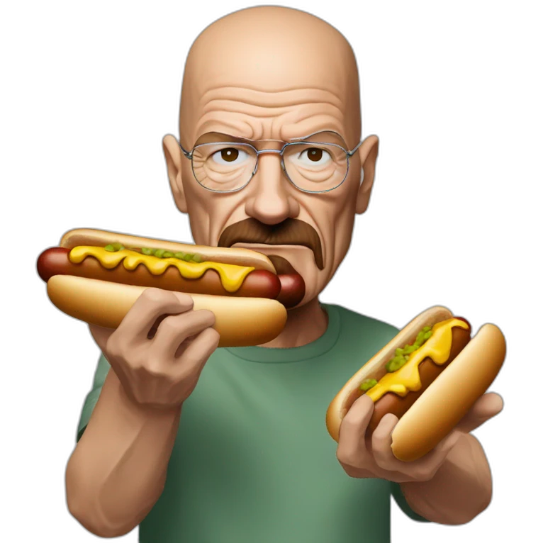 walter-white-eating-hot-dog emoji