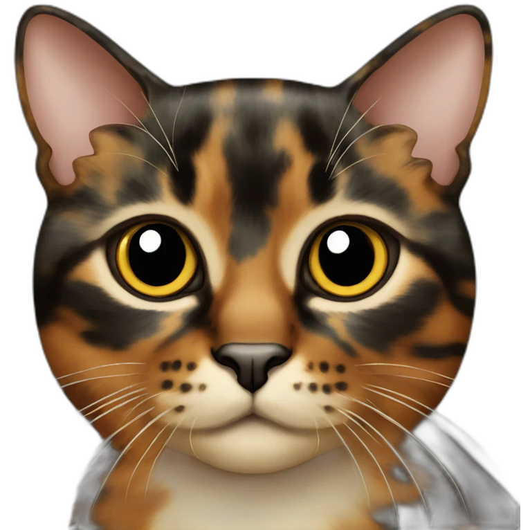 Tortoiseshell cat emoji